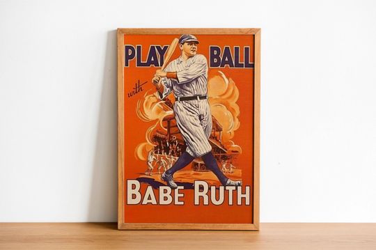Discover Play Ball with Babe Ruth 1920 Movie Poster