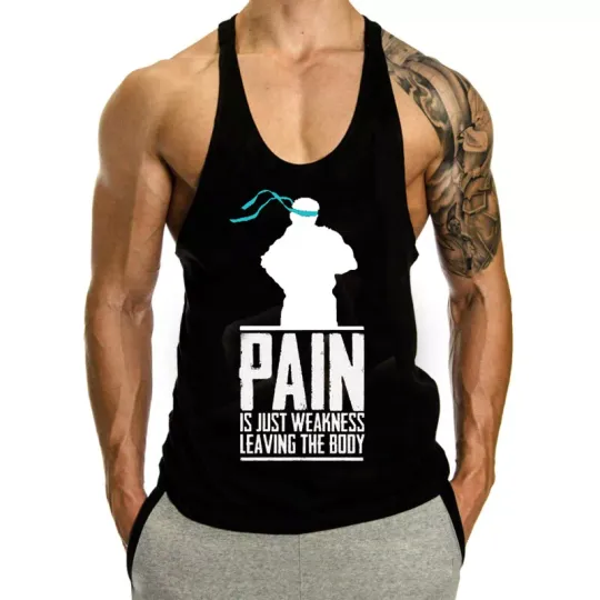Discover Athletic Tops Men'S Cotton Bodybuilding Hoodie Stringer Tank Top