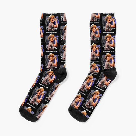 Discover Bruno Mars Socks, Gifts for Fan