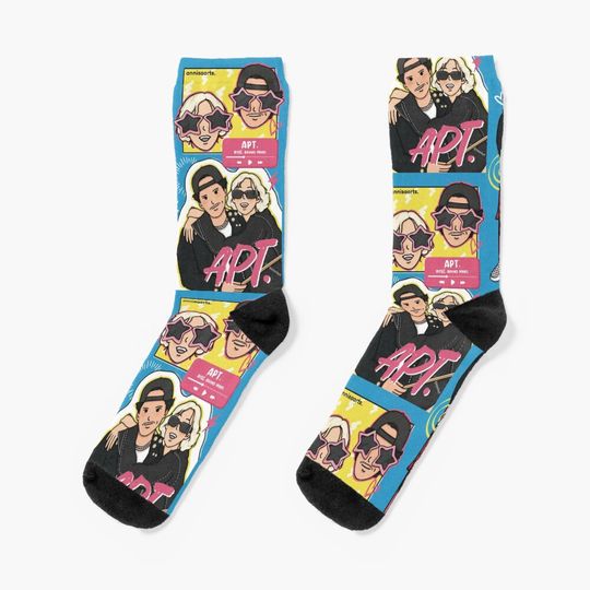 Discover APT - Rosé and Bruno Mars Socks