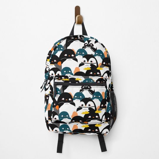 Discover Chubby Penguin Pattern Backpack