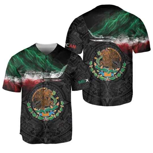 Discover Personalized Mexico Baseball Jersey, Mexican Baseball Jersey for Men Women