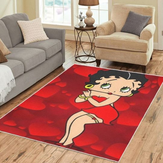 Discover Betty Boop Area Rug Big Betty Boop Home Decoration Gifts For Her