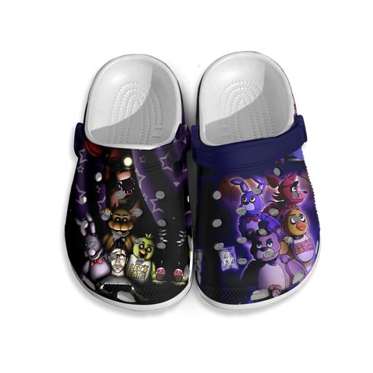 Discover Five Nights At Freddy's Clogs, Five Nights At Freddy Sandals, Freddy Fazbear Men Shoes, Fnaf Summer Shoes, Fnaf Video Game Fan