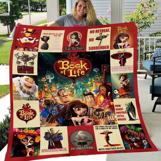 Discover The Book Of Life Blanket, The Book Of Life Cartoon Movies Fleece, Sherpa Blanket