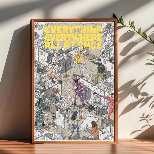 Discover Everything Everywhere All at Once Movie Poster,Room Decor,Poster for Gifts,Home Decor,Wall Art Decor