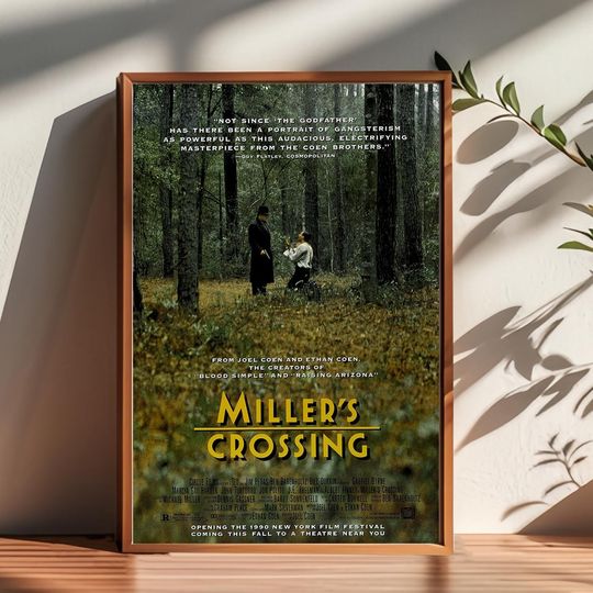 Discover Miller's Crossing Movie Poster,Room Decor,Poster for Gifts,Home Decor,Wall Art Decor