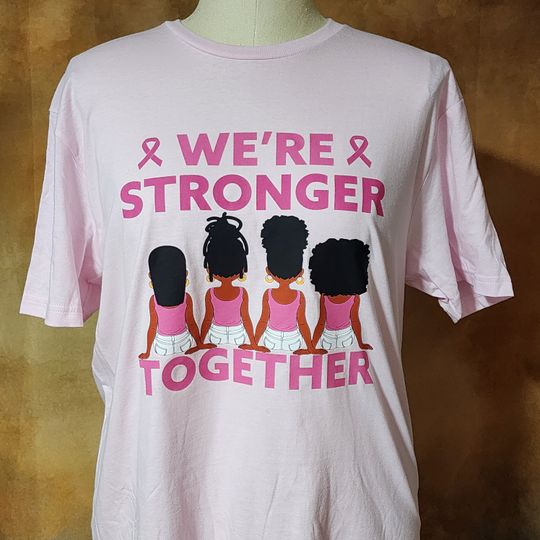 Discover Breast Cancer Stronger together tee