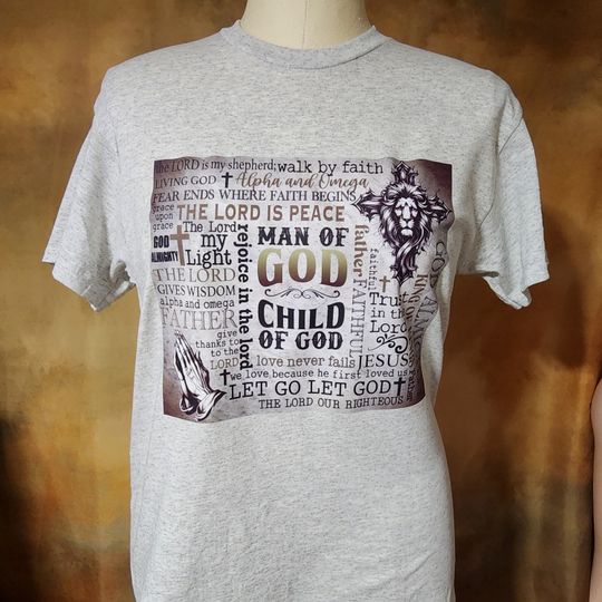 Discover Man of God, Child of God tee