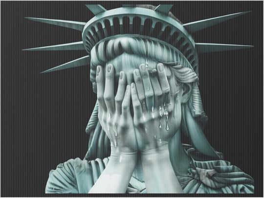 Discover Weeping Statue of Liberty Yard Sign, Anti Trump Yard Sign