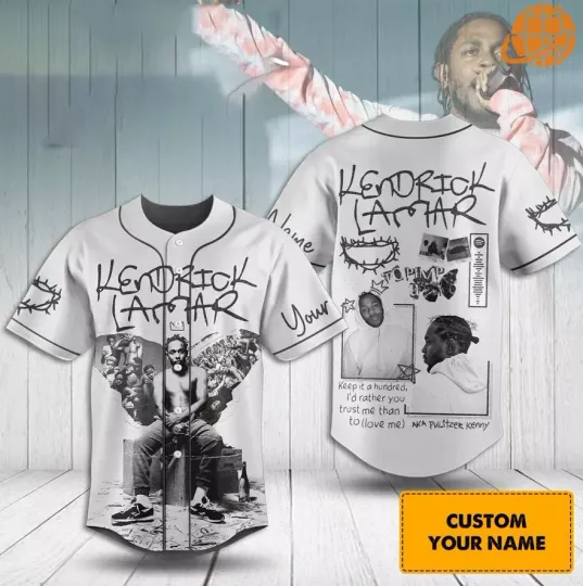 Discover Custom Kendrick Lamar Tour 2025 Baseball Shirt With Buttons
