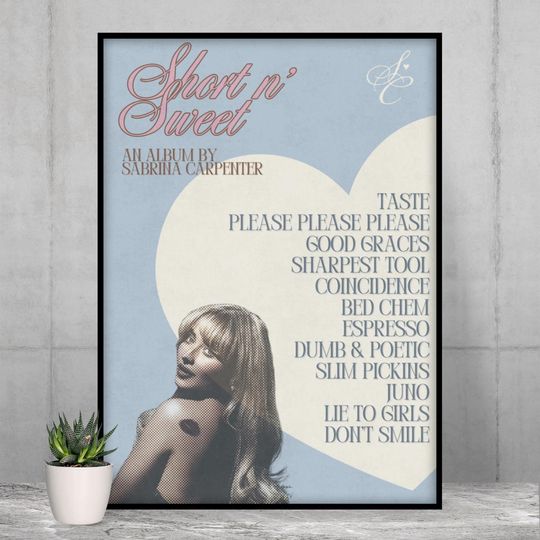 Discover Sabrina Carpenter | Wall Art Print | Room Decor