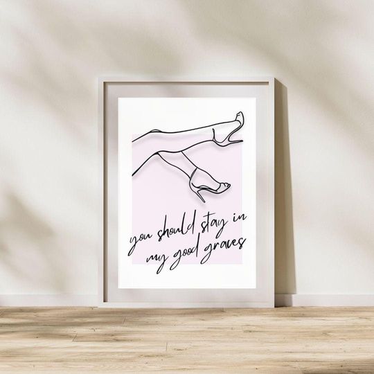 Discover Sabrina Carpenter Wall Art, Singer Art Print, Pop Music Decor