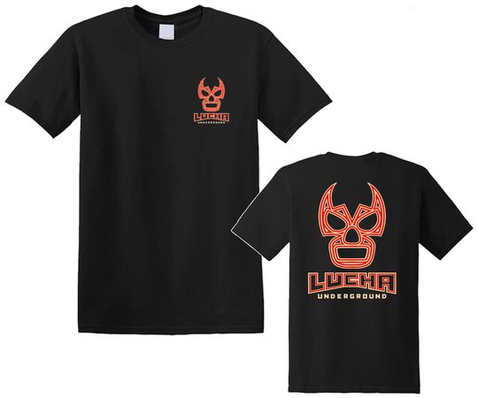 Discover Lucha Libre Underground Logo Wrestling Legend Symbol Men's T-Shirt
