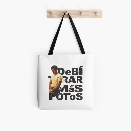 Discover Bad Bunny Debi Tirar Mas Fotos Retro Tote Bag