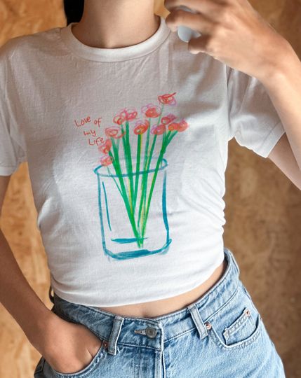 Discover Love of my life baby tee, loml baby tee