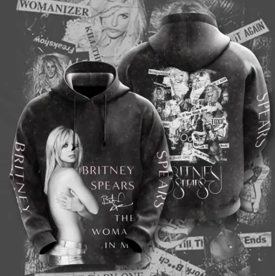 Discover All size hot Britney Spears 3D Hoodie