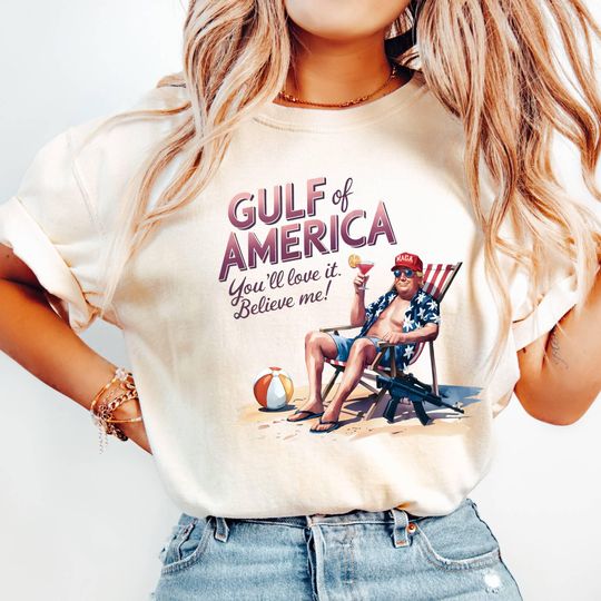 Discover Trump Gulf of America T-shirt, Funny Gulf of America Trump Shirt