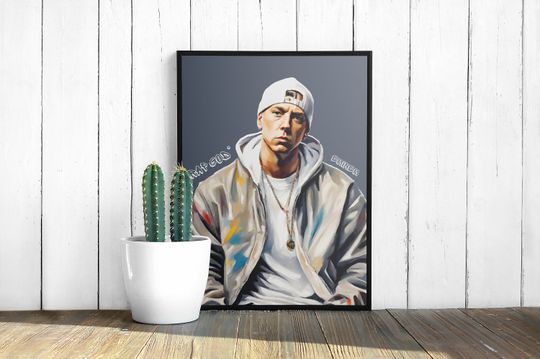 Discover Minimalist Modern Eminem Poster, Eminem Album, Poster Paint, Print, Colorful, Album Poster, Wall Art, Poster Art