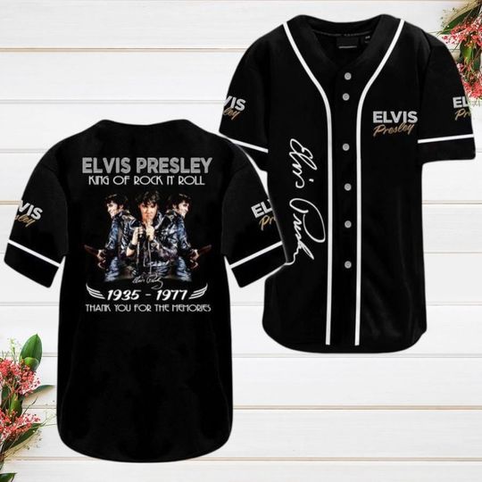 Discover Elvis Presley Jersey, Elvis Presley Baseball Jersey, Elvis King Jersey