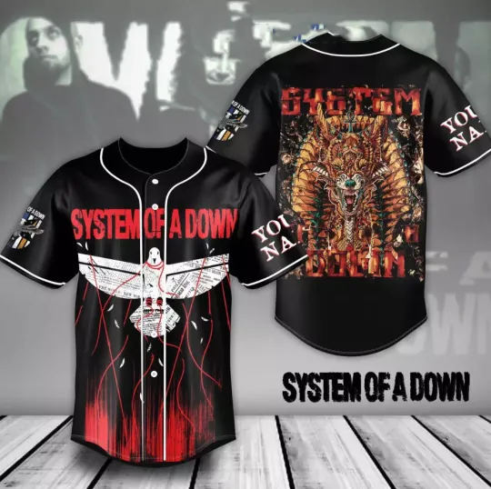 Discover SYSTEM OF DOWN System Personalized Baseball Shirt