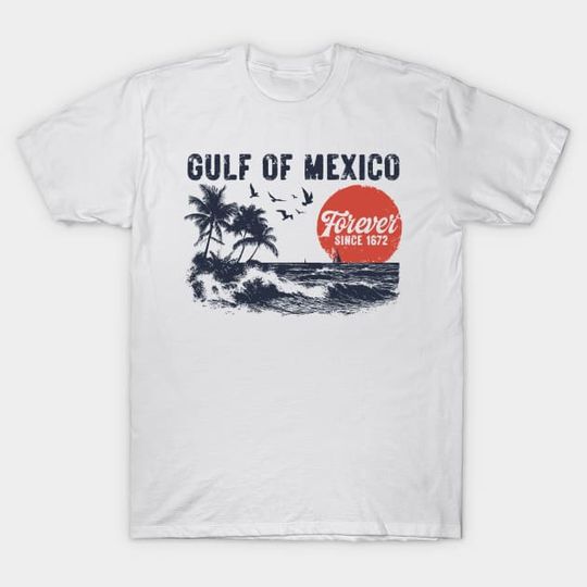 Discover Gulf Of Mexico - Mexico Beach - Mexico Resist- T-Shirt