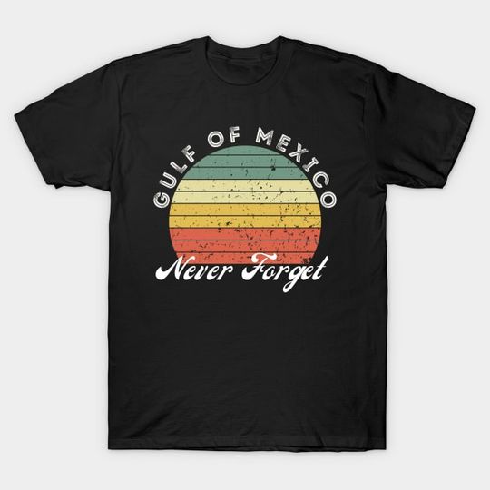 Discover i love the gulf of mexico retro - Gulf Of Mexico - T-Shirt