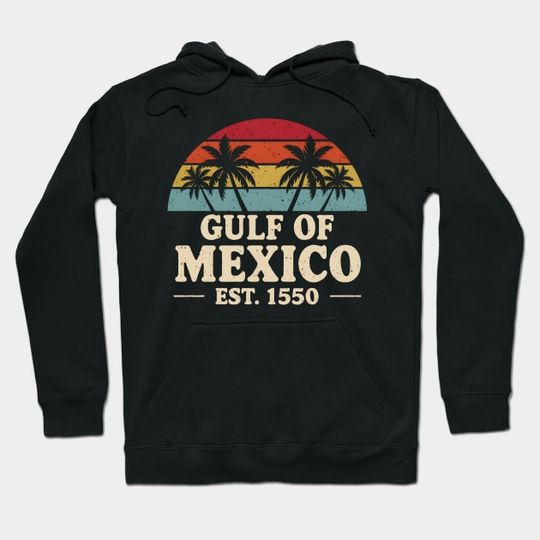 Discover Gulf of Mexico Forever Retro Vintage Beach Mens Women - Gulf Of Mexico - Hoodie
