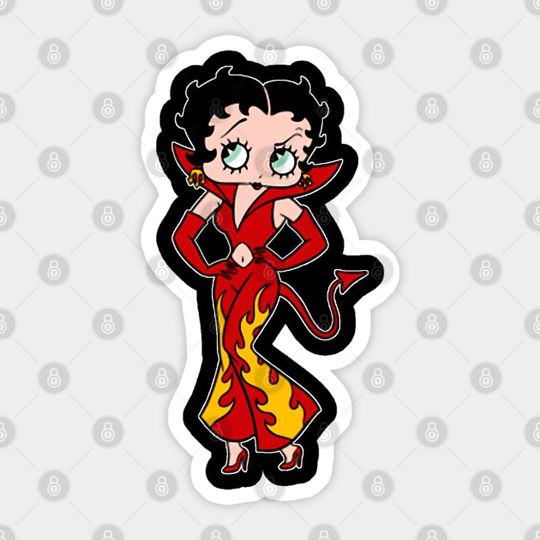 Discover Betty Boop bro 6 - Betty Boop - Sticker