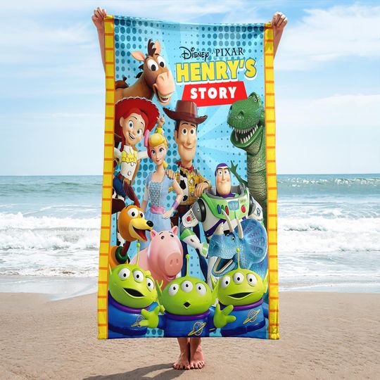 Discover Personalized toy stories Beach Towel,  Lightyear Towels