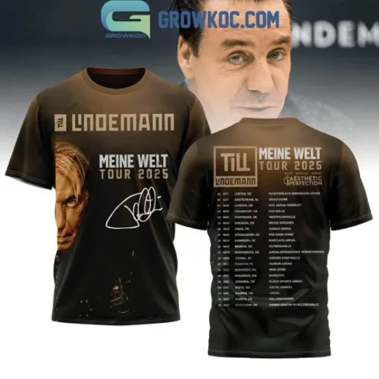 Discover Lindemann Meine Welt Tour 2025 Hoodie T-Shirt