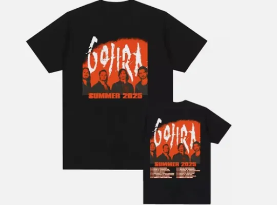 Discover Gojira Summer 2025 Tour T-Shirt For Fans  Double Sided
