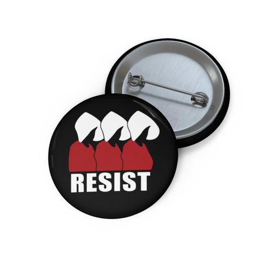 Discover Resist Gilead Pin Bck Button, Handmaid's Tale Pin, Not Your Handmaid Button