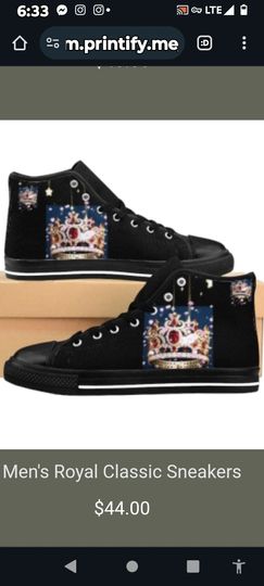 Discover Men's Royal Classic Sneakers