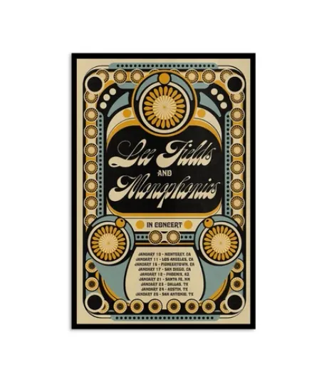 Discover NEW Lee Fields And Monophonics January 2025 Tour Poster