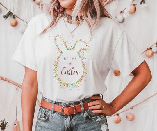 Discover Happy Easter Shirt, Happy Easter Bunnies Shirt, Bunny Shirt