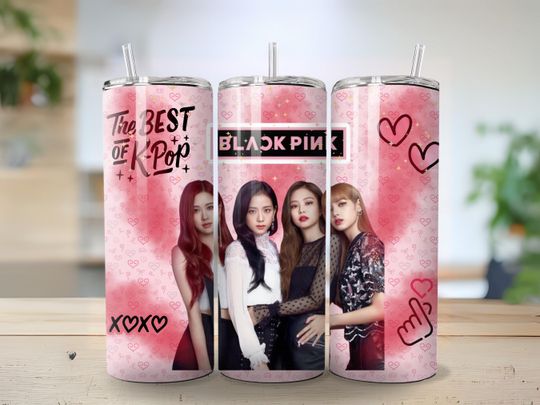 Discover Blackpink 20oz Skinny Tumbler - K-pop Fan Insulated Travel Tumbler