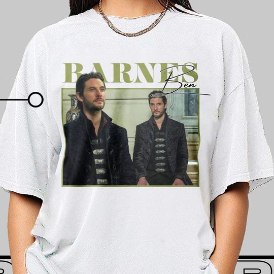 Discover Ben Barnes T-Shirt, Vintage Ben Barnes Fan Shirt, Ben Barnes Tee, Ben Barnes Fan Merch