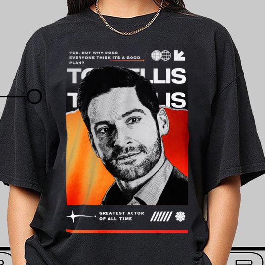 Discover Tom Ellis T-Shirt, Vintage Tom Ellis Fan Shirt, Tom Ellis Tee, Halloween Fan Merch