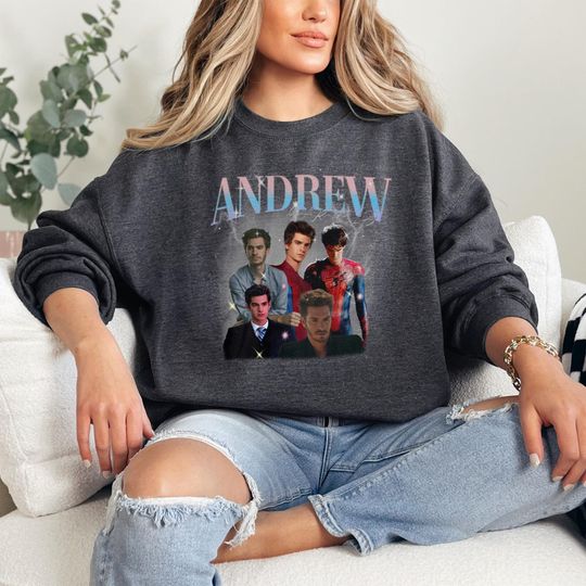 Discover Andrew Garfield T-Shirt, Vintage Andrew Garfield Fan Sweatshirt Andrew Garfield Tee, Andrew Garfield Fan Merch