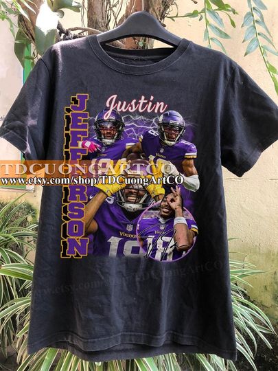 Discover Vintage 90s Style justin jefferson T-Shirt, justin jefferson Shirt