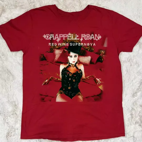 Discover Chappell Roan Red Wine Supernova red T-shirt