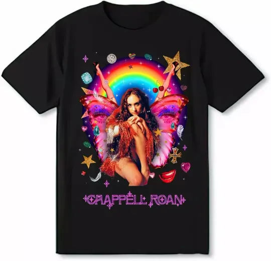 Discover NEW Chappell Roan Singer Short Sleeve Black All Size