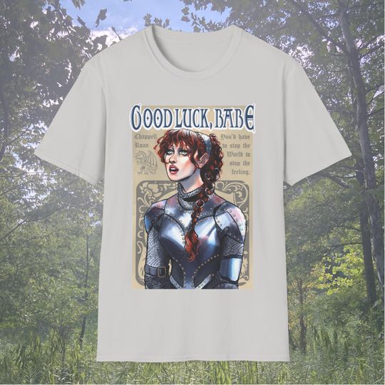 Discover Good Luck Babe Medieval Poster Shirt