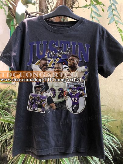 Discover Vintage 90s Style Justin Madubuike T-Shirt