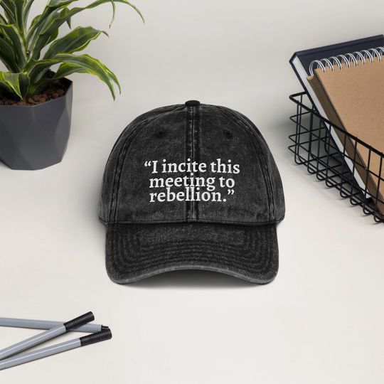 Discover I incite this meeting to rebellion Embroidered Baseball Cap