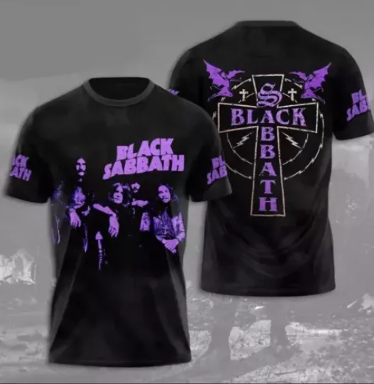 Discover Black Sabbath 3D All Over Print T-Shirt Music Band