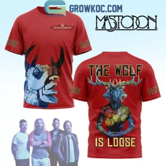 Discover Mastodon The Wolf Is Loose T-Shirt 3D