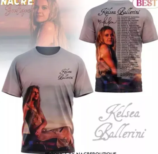 Discover Kelsea Ballerini 2025 Tour 3D T-Shirt