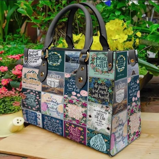 Discover Leather Bible Handbag for Women
